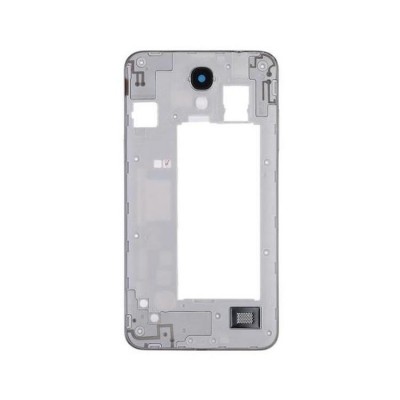 Lcd Frame Middle Chassis For Samsung Galaxy Mega 2 Duos Smg7508q With Dual Sim Black By - Maxbhi Com