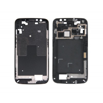 Lcd Frame Middle Chassis For Samsung Galaxy Mega 6 3 I9205 Purple By - Maxbhi Com