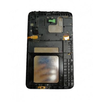 Lcd Frame Middle Chassis For Samsung Galaxy Tab 3 Neo Lite Red By - Maxbhi Com