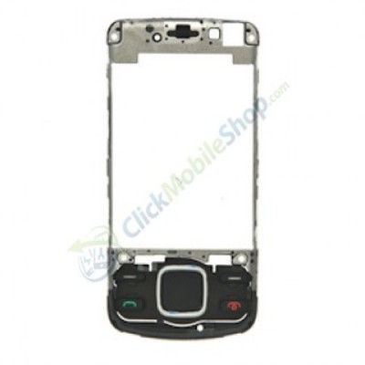 Front Cover For Nokia 6600i slide - Black
