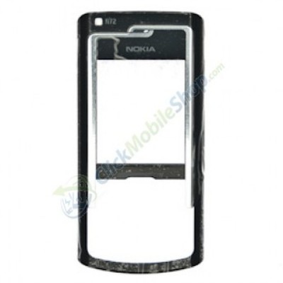 Front Cover For Nokia N72 - Black