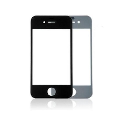 Front Glass Lens For Apple iPhone 4 - Black