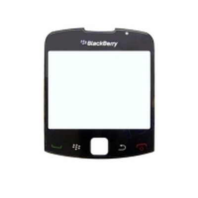 Front Glass Lens For BlackBerry Curve 3G 9300 - Black