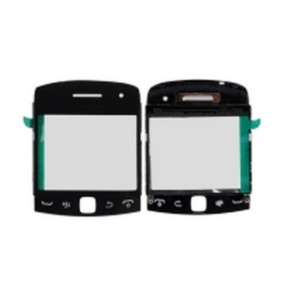 Front Glass Lens For BlackBerry Curve 9350 - Black