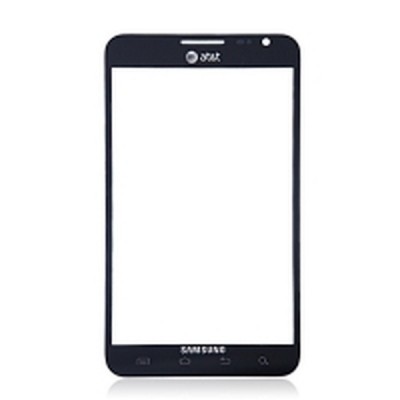 Front Glass Lens For Samsung Galaxy Note I717 - Black