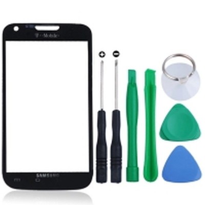 Front Glass Lens For Samsung Galaxy S II T989 - Black