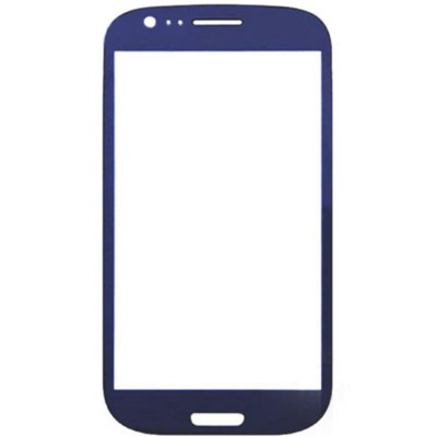 Front Glass Lens For Samsung I8190 Galaxy S3 mini - Blue