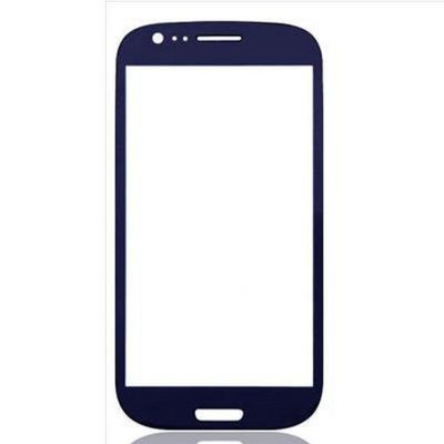 Front Glass Lens For Samsung I8190 Galaxy S3 mini - Dark Blue