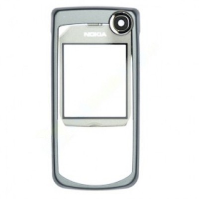 Front Cover For Nokia 6680 Silver - Maxbhi Com