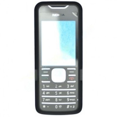 Front Cover For Nokia 7210 Supernova Black - Maxbhi Com