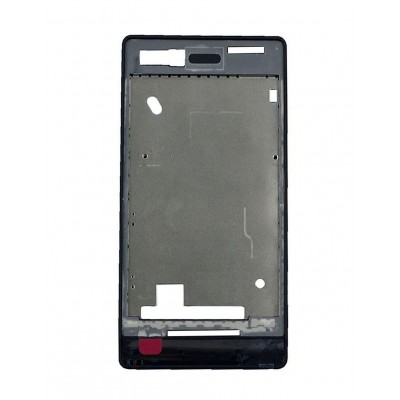 Front Cover For Sony Xperia Miro St23i Black - Maxbhi Com