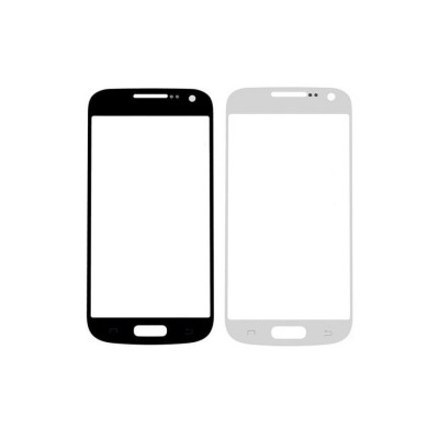 Front Glass Lens For Samsung I9190 Galaxy S4 Mini Black With White - Maxbhi Com