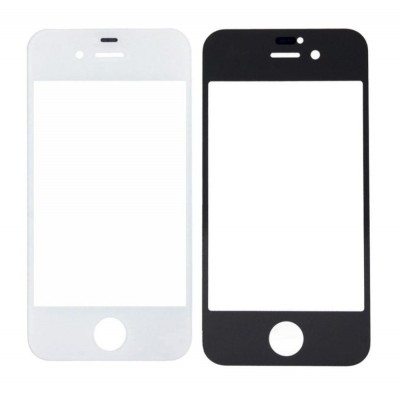 Replacement Front Glass For Apple Iphone 4s White By - Maxbhi Com