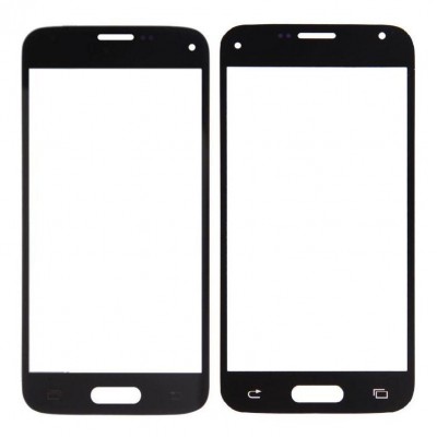 Replacement Front Glass For Samsung Galaxy S5 Mini Black By - Maxbhi Com