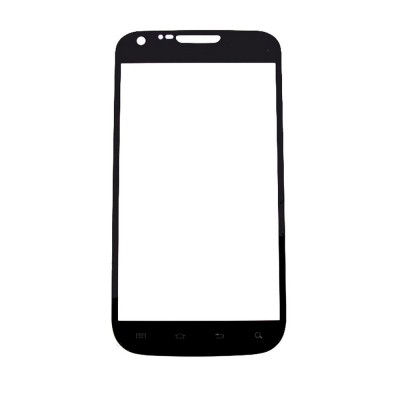 Replacement Front Glass For Samsung Galaxy S Ii T989 Black By - Maxbhi Com