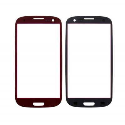 Replacement Front Glass For Samsung I9305 Galaxy S3 Lte Red By - Maxbhi Com