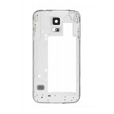 Lcd Frame Middle Chassis For Samsung Galaxy S5 Neo Grey By - Maxbhi Com