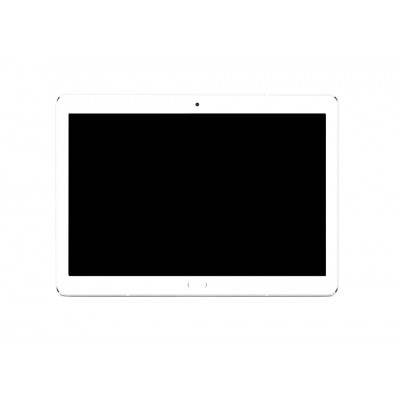 Lcd Frame Middle Chassis For Huawei Mediapad M3 Lite 10 White By - Maxbhi Com