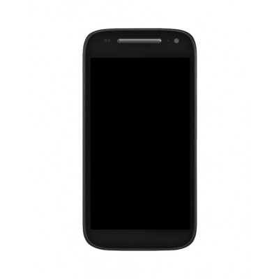 Lcd Frame Middle Chassis For Moto E 2nd Gen 4g Black By - Maxbhi Com