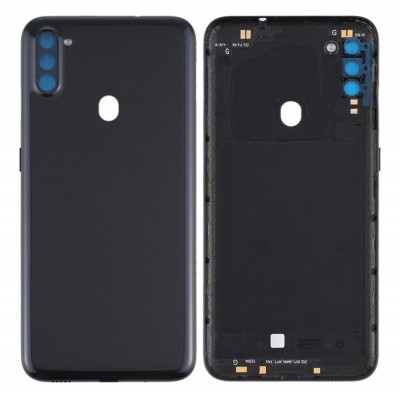 Back Panel Cover For Samsung Galaxy A11 Black - Maxbhi Com