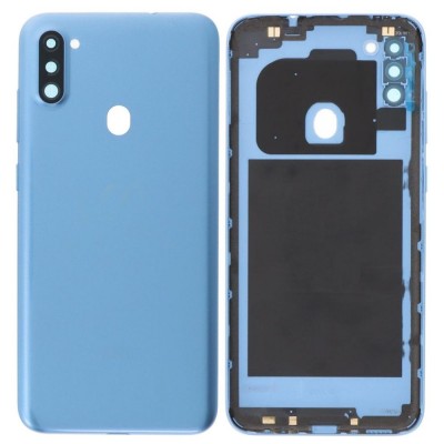 Back Panel Cover For Samsung Galaxy A11 Blue - Maxbhi Com