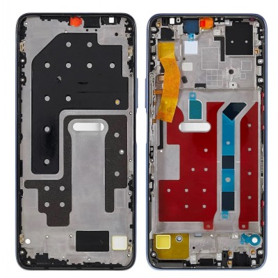 Lcd Frame Middle Chassis For Huawei Enjoy 20 Pro Black By - Maxbhi Com