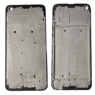 Lcd Frame Middle Chassis For Tecno Spark 5 Pro Black By - Maxbhi Com