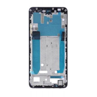 Lcd Frame Middle Chassis For Bq Aquaris X2 Black By - Maxbhi Com