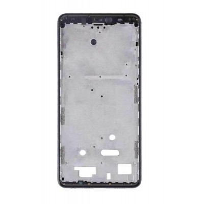 Lcd Frame Middle Chassis For Bq Aquaris X2 Black By - Maxbhi Com