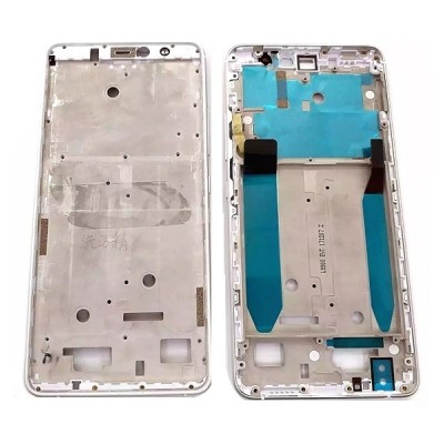 Lcd Frame Middle Chassis For Bq Aquaris X2 Silver By - Maxbhi Com