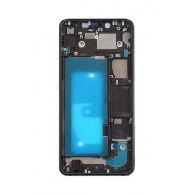 Lcd Frame Middle Chassis For Samsung Galaxy A6s Black By - Maxbhi Com
