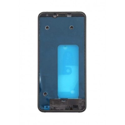 Lcd Frame Middle Chassis For Samsung Galaxy A6s Black By - Maxbhi Com