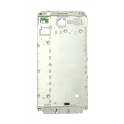 Lcd Frame Middle Chassis For Samsung Galaxy J7 V White By - Maxbhi Com