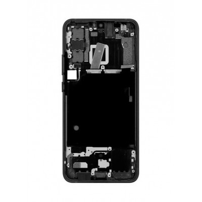 Lcd Frame Middle Chassis For Zte Axon 10 Pro Blue By - Maxbhi Com