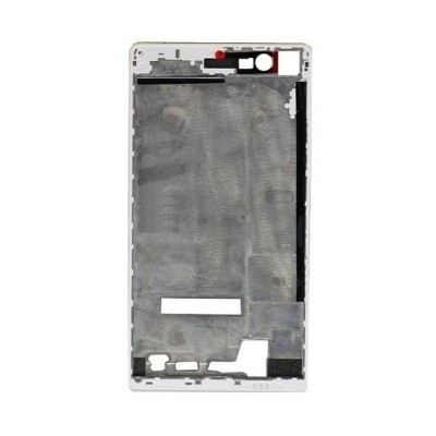 Lcd Frame Middle Chassis For Huawei Ascend P7 White By - Maxbhi Com
