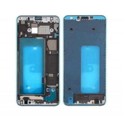 Lcd Frame Middle Chassis For Samsung Galaxy A6s White By - Maxbhi Com