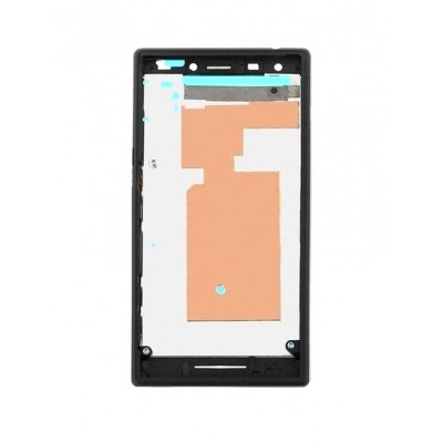 Lcd Frame Middle Chassis For Sony Xperia M2 D2305 White By - Maxbhi Com