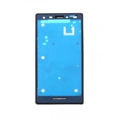 Lcd Frame Middle Chassis For Sony Xperia M2 Purple By - Maxbhi Com