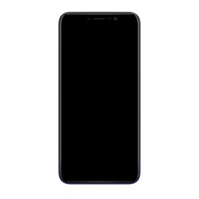 Lcd Frame Middle Chassis For Wiko Y80 Blue By - Maxbhi Com