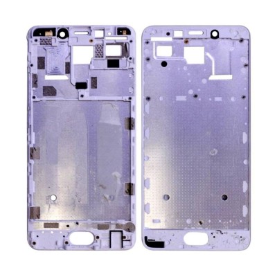 Lcd Frame Middle Chassis For Meizu M6 Note 16gb White By - Maxbhi Com