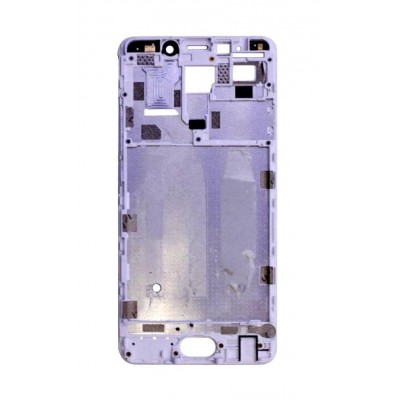 Lcd Frame Middle Chassis For Meizu M6 Note White By - Maxbhi Com