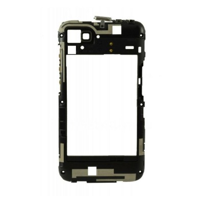 Lcd Frame Middle Chassis For Blackberry Q5 White By - Maxbhi Com