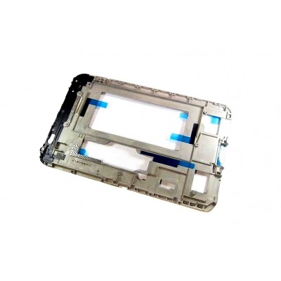 Lcd Frame Middle Chassis For Samsung P1010 Galaxy Tab Wifi White By - Maxbhi Com