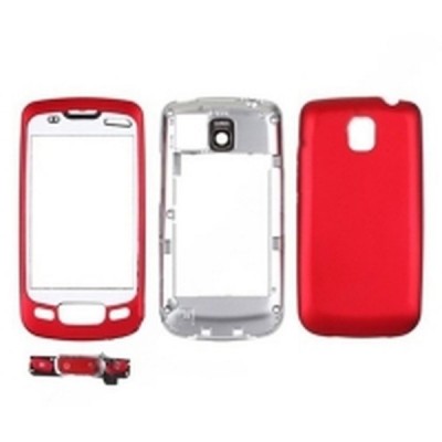 Full Body Housing for LG Optimus One P500 - Red