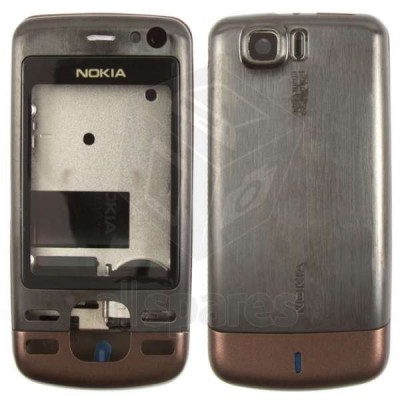 Full Body Housing for Nokia 6600i slide - Brown
