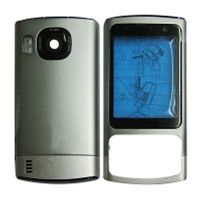 Full Body Housing for Nokia 6700 slide - Silver