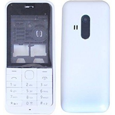 Full Body Housing For Nokia 220 Dual Sim Rm969 White - Maxbhi.com