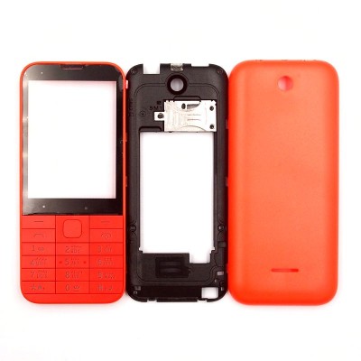 Full Body Housing For Nokia 225 Dual Sim Red - Maxbhi Com