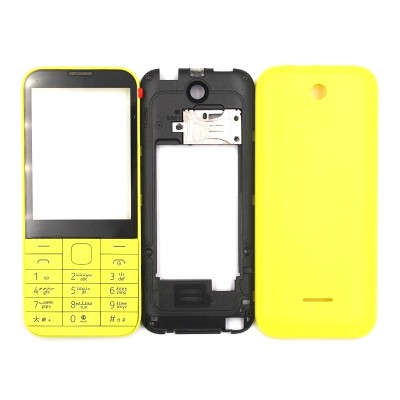 Full Body Housing For Nokia 225 Dual Sim Yellow - Maxbhi Com
