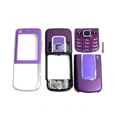 Full Body Housing For Nokia 6220 Classic Purple - Maxbhi Com